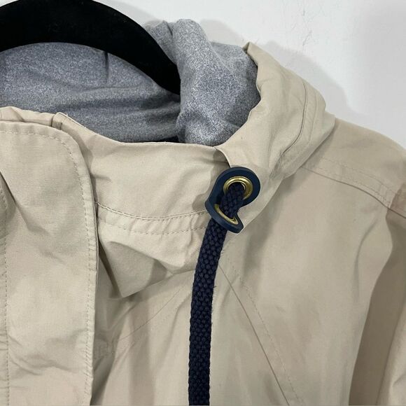 Athleta Any Day Anorak Jacket Size SMALL Ecru Tan Beige Water Repellent - Picture 4 of 9